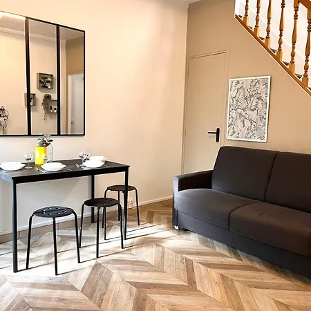 #2 Charmante Maison A 4 Min Metro 9 *